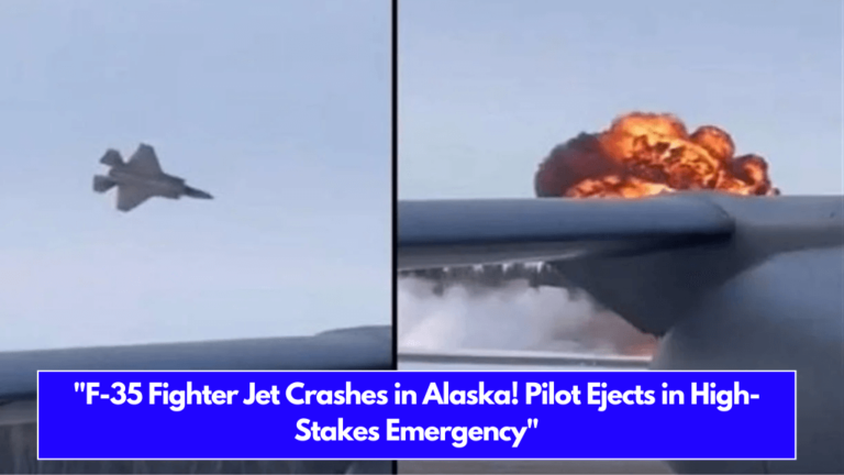 F-35 Fighter Jet Crashes in Alaska! Pilot Ejects in High-Stakes Emergency