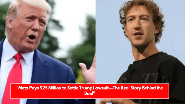 Meta Pays $25 Million to Settle Trump Lawsuit—The Real Story Behind the Deal