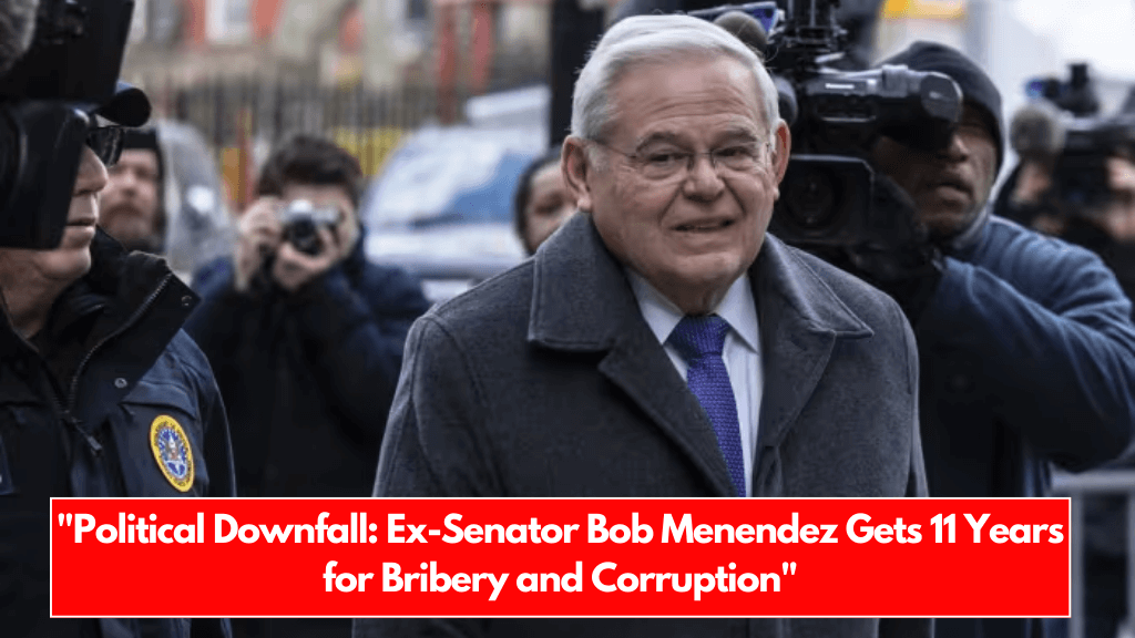 Political Downfall Ex-Senator Bob Menendez Gets 11 Years for Bribery and Corruption